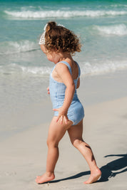 Blue Stripes One Piece
