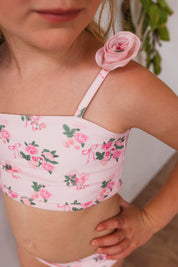 Poolside Petals Bikini || Rosy