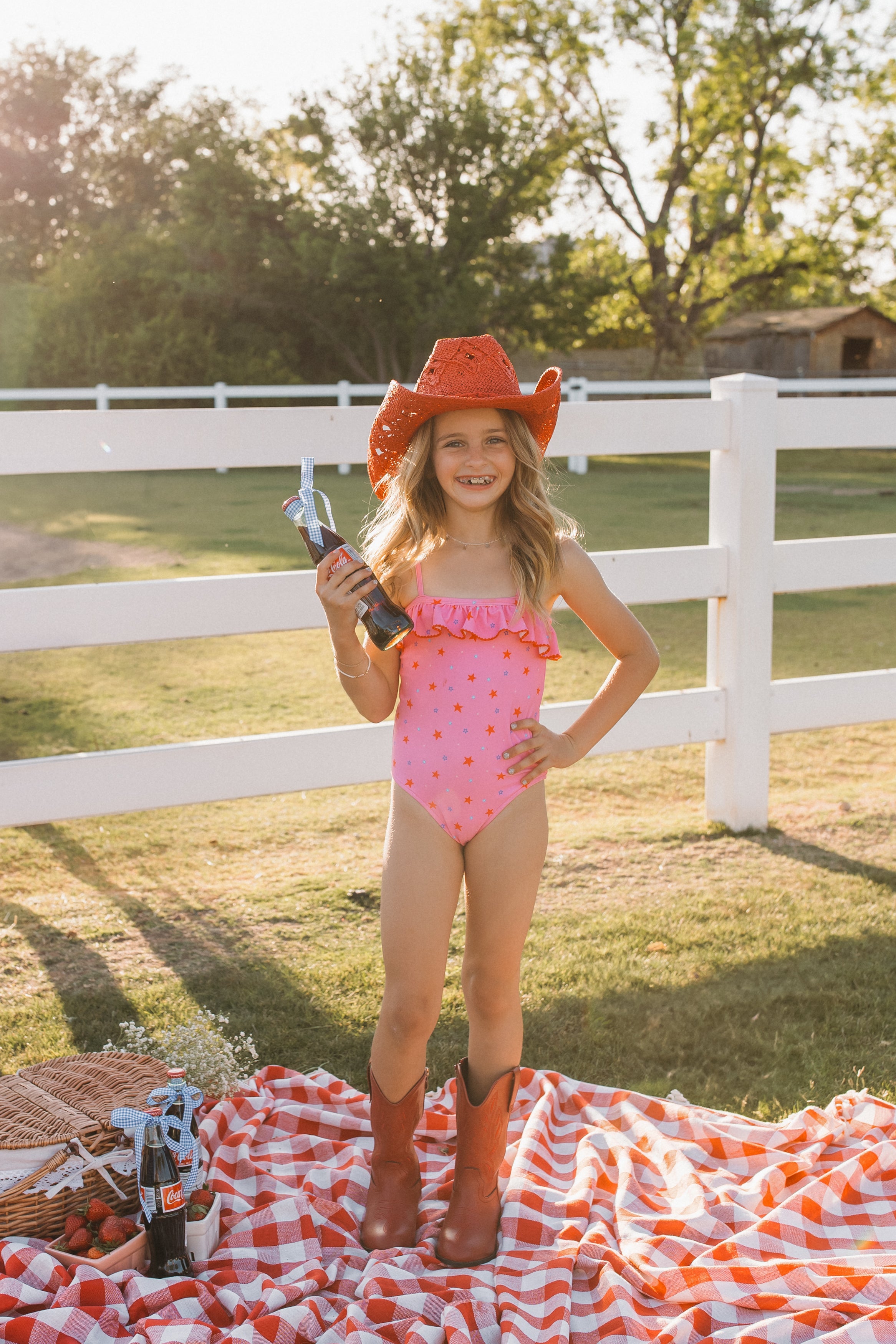 Pink and Patriotic One Piece