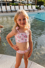 Poolside Petals Bikini || Rosy