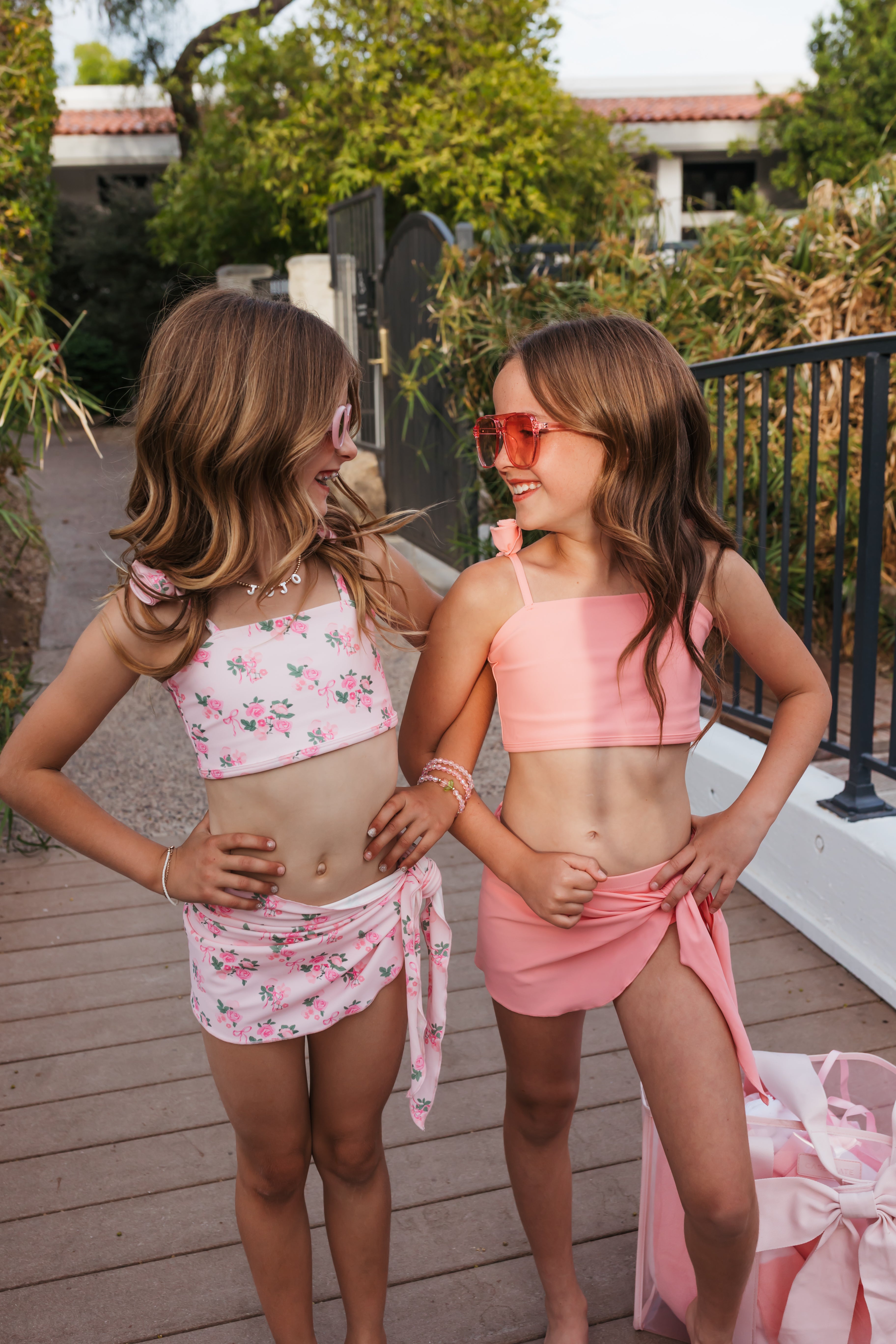 Poolside Petals Sarong || Rosy
