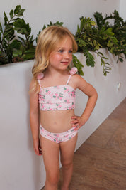 Poolside Petals Bikini || Rosy