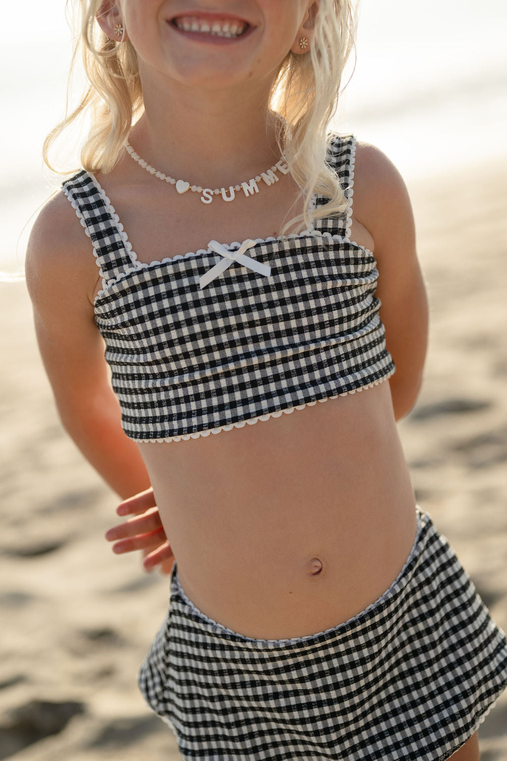 B&W Gingham Bikini x Lolo Webb