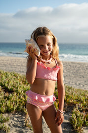 Pink Sequin Mermaid Bikini
